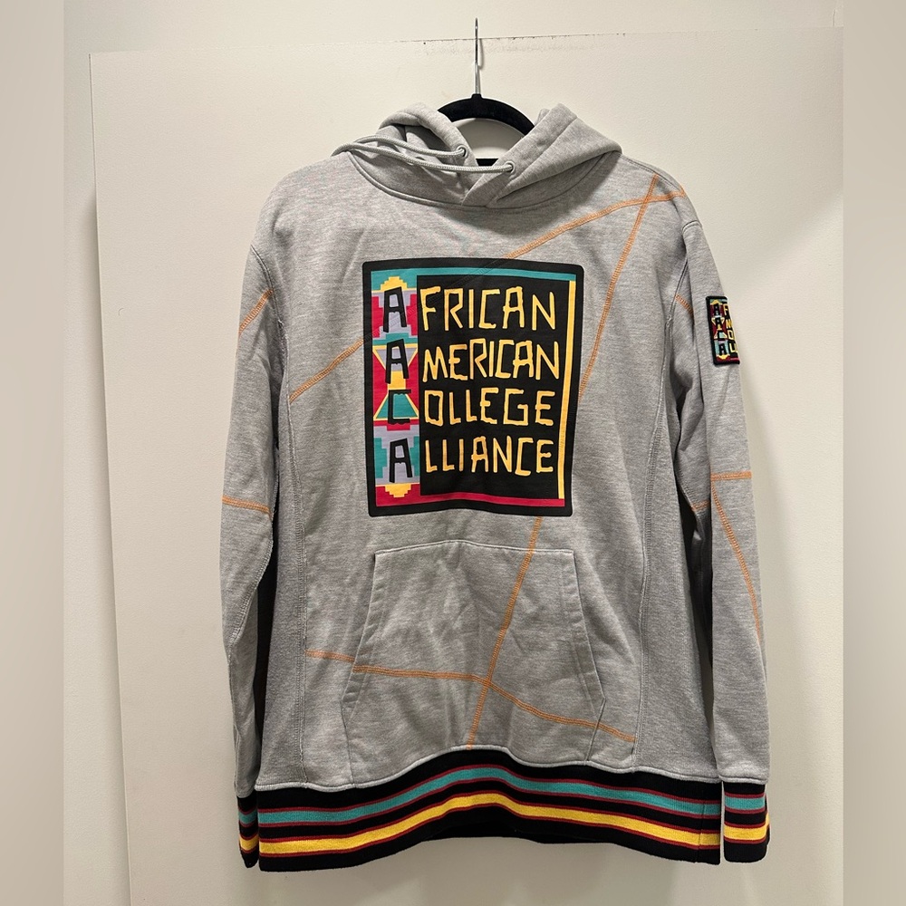African American College Alliance Gray Hoodie by Ocean Christopher